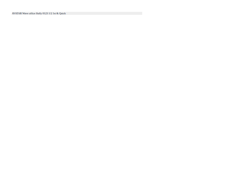 Chrome of this test