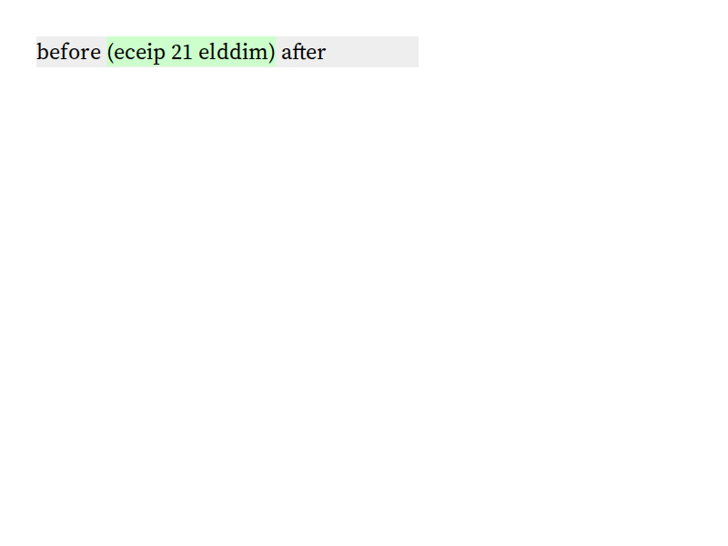 Chrome of this test